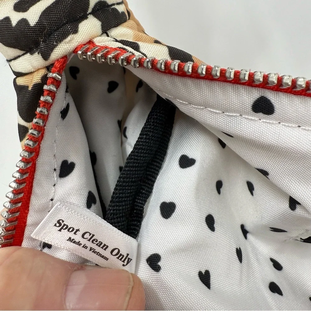 Brighton Spotted Love Swing Bag Leopard Print Crossbody Adjustable Strap OS
